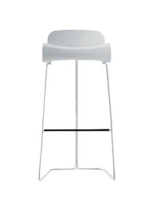 KRISTALIA - TABOURET BCN FIXE H 76CM - Blanc Pied blanc