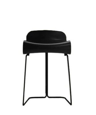 KRISTALIA - TABOURET BCN FIXE H 50CM - Noir pied noir