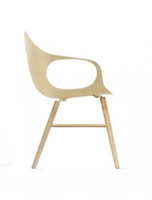 KRISTALIA - FAUTEUIL ELEPHANT PIETEMENT BOIS - Beige pied h�tre