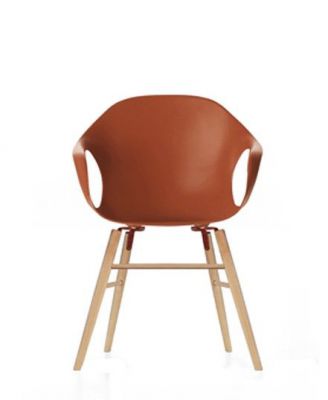 KRISTALIA - FAUTEUIL ELEPHANT PIETEMENT BOIS - Terre cuite pied h�tre
