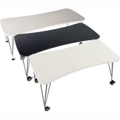 KARTELL - TABLE MAX 160cm - Roulettes et Blanche