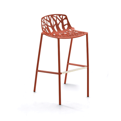 forest-tabouret-dossier-bas-rouge-corail