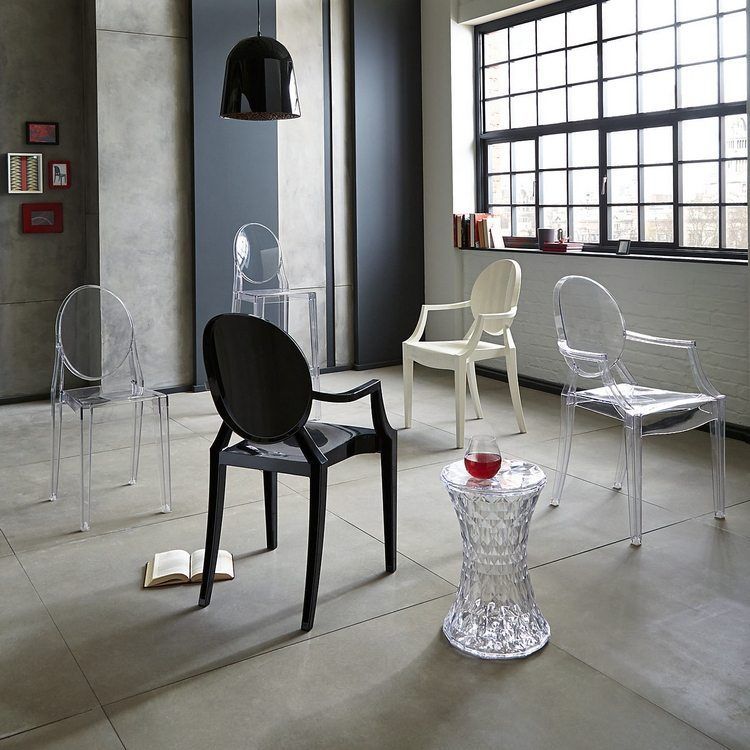 FAUTEUIL LOUIS GHOST TRANSPARENT Kartell