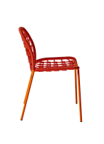 Chaise Emilie - Structure tramonto Corde rosso - Castil