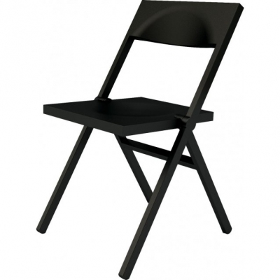 Chaise pliante Piana - Alessi - Noir