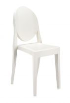Lot de 2 chaises Victoria Ghost - Kartell - Blanc brillant