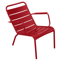 Fauteuil bas Luxembourg - Fermob - Coquelicot