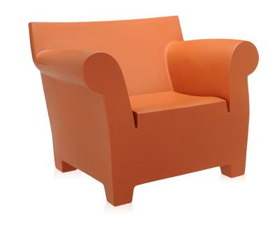 FAUTEUIL BUBBLE CLUB - Blanc zinc