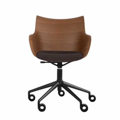 Fauteuil de bureau Q/WOOD Aquaclean - Kartell