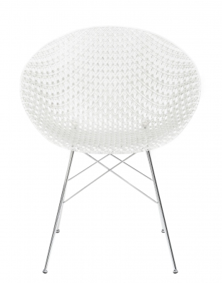 Fauteuil Matrix - Pieds chrom� - Kartell - Cristal