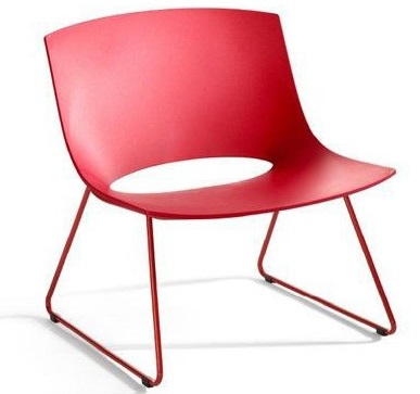 FAUTEUIL OH ! LUGE - Blanc pieds blanc laqu�