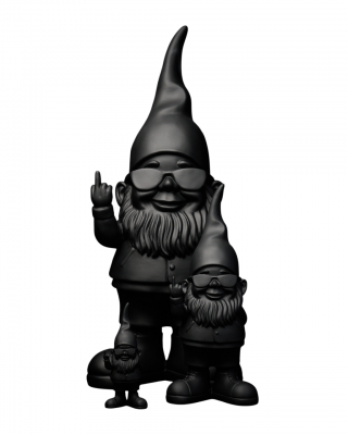 Figurine nain doigt d\'honneur Bernardo - Blogo