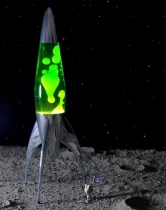 Lampe &agrave; lave Telstar - Bleu lave verte | Mathmos