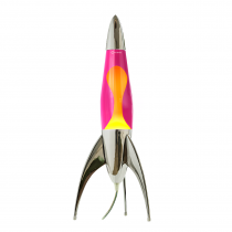 Lampe &agrave; lave Telstar - Rose lave jaune | Mathmos