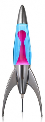 Lampe � lave Teslar - Bleu lave rose -  Mathmos