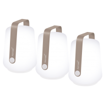 Lot de 3 lampes rechargeable Balad H12 - Fermob - Muscade