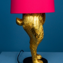 Lampe lapin abat jour Rose - Werner Voss