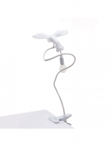 Lampe oiseau avec pince vol - Seletti