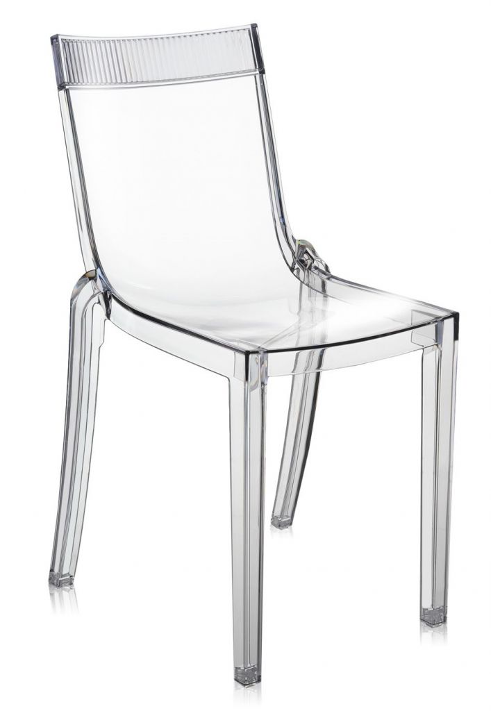 LOT DE 2 CHAISES HI CUT KARTELL Transparente