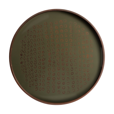 Plateau rond en verre Second Nature - Ethnicraft