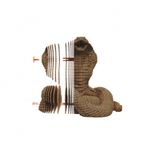 Puzzle 3D Cobra - Cartonic