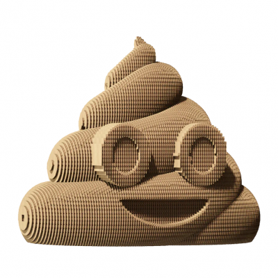 Puzzle 3D Crotte - Cartonic