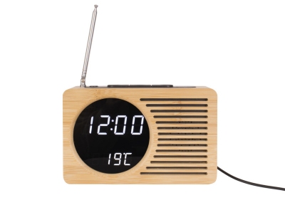 Radio r�veil r�tro bamboo - Karlson