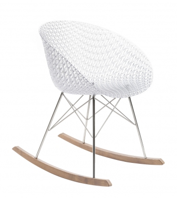 Rocking chair Matrix - Kartell - Cristal