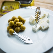 SET DE 6 PICS APÉRITIFS SARDINE