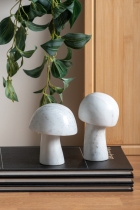 Statue champignon en marbre blanc - Present Time