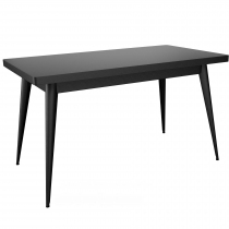 Table 55 70*130 - Mat texturé - Tolix - Noir