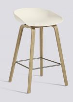 TABOURET ABOUT A STOOL AAS32 H64 HAY OKXO ROUEN CREME