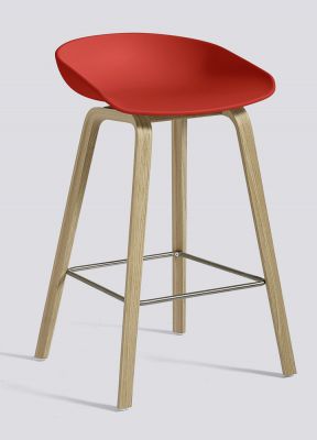 TABOURET ABOUT A STOOL AAS32 H64 HAY OKXO ROUEN ORANGE