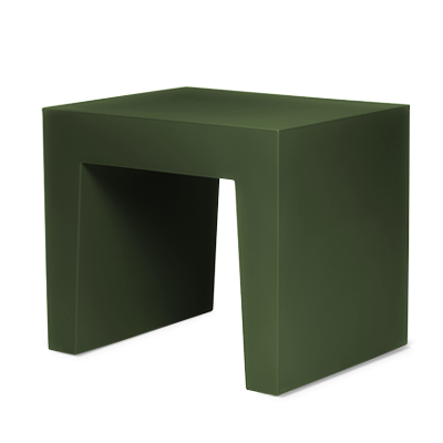 Tabouret concrete recycl� vert - Fatboy